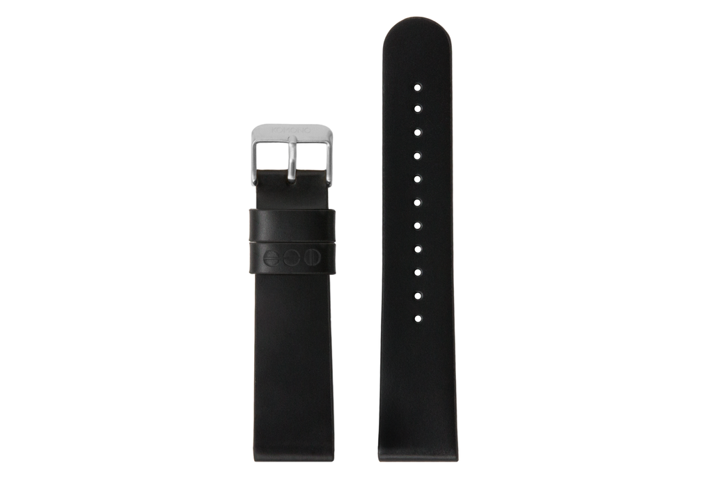 Winston Strap 20 Black Silver
