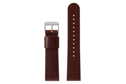 Winston Strap 20 Chestnut Silver