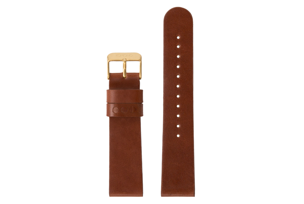 Winston Strap 20 Cognac Gold