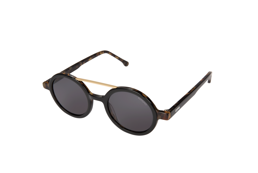 The Vivien Acetate Black Tortoise