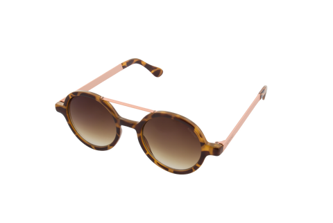 Vivien Metal Series Tortoise Rose Gold