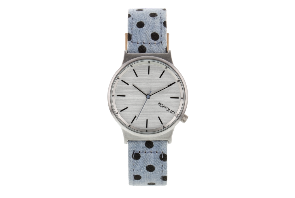 Wizard Print Series Denim Polkadot